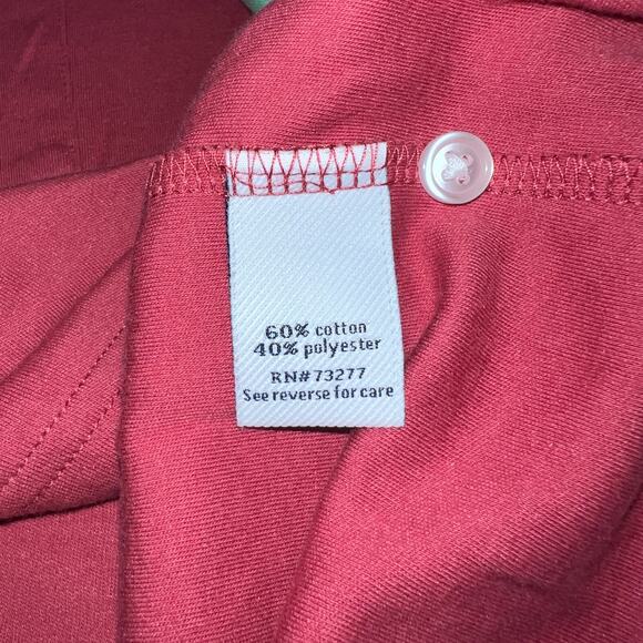 ✨Lot 2 Croft & Barrow Men Polo Shirts XXL Burgundy Green Short Sleeve Cotton - Picture 6 of 11